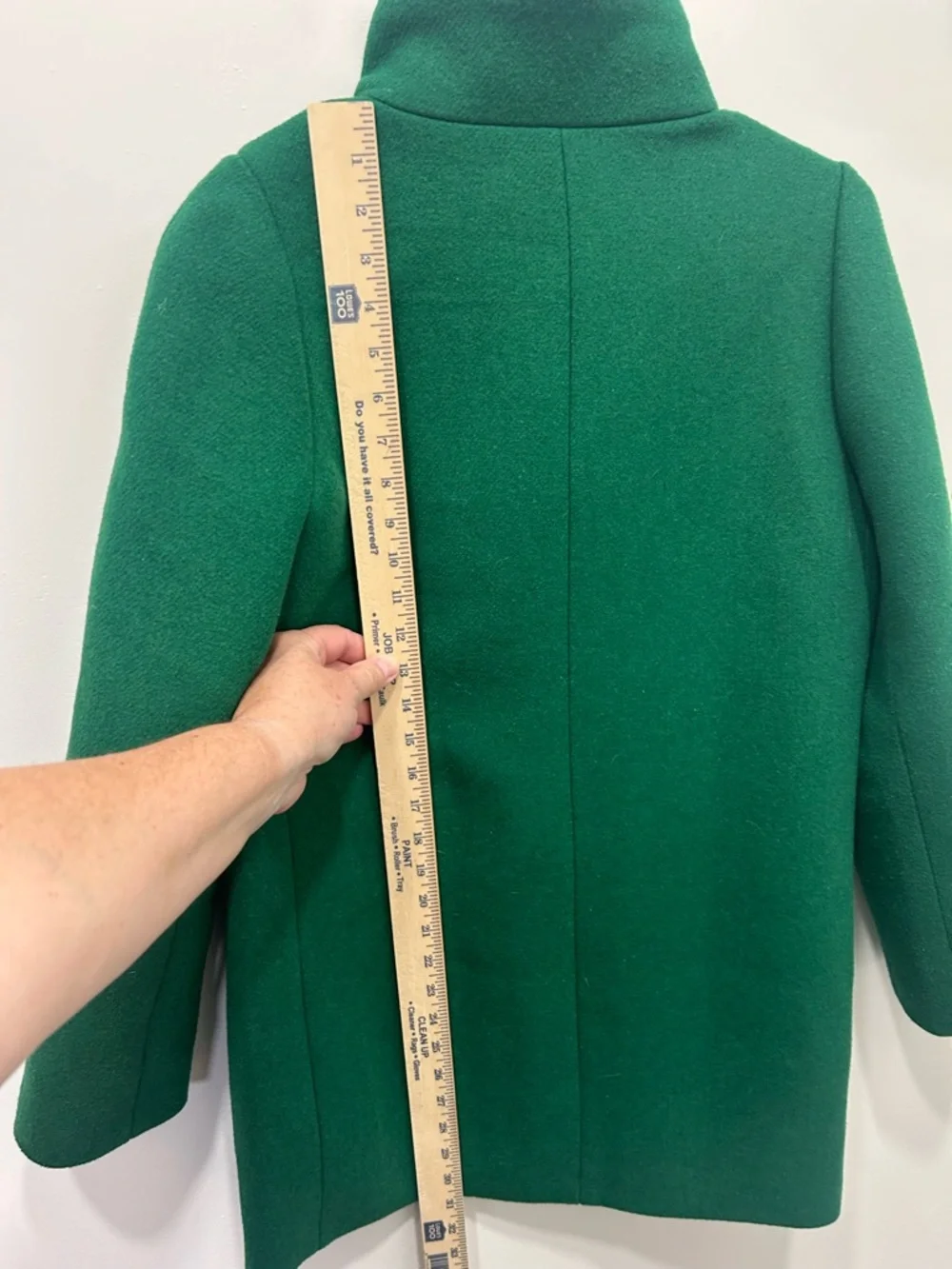 J Crew City Coat Wool Blend Full Zip Jacket Womens Size 2 Classic Preppy Jacket - Picture 9 of 10